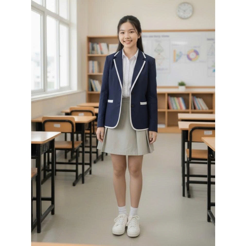 CHÂN VÁY HỌC SINH NỮ HÀN QUỐC 2 ANIMA 